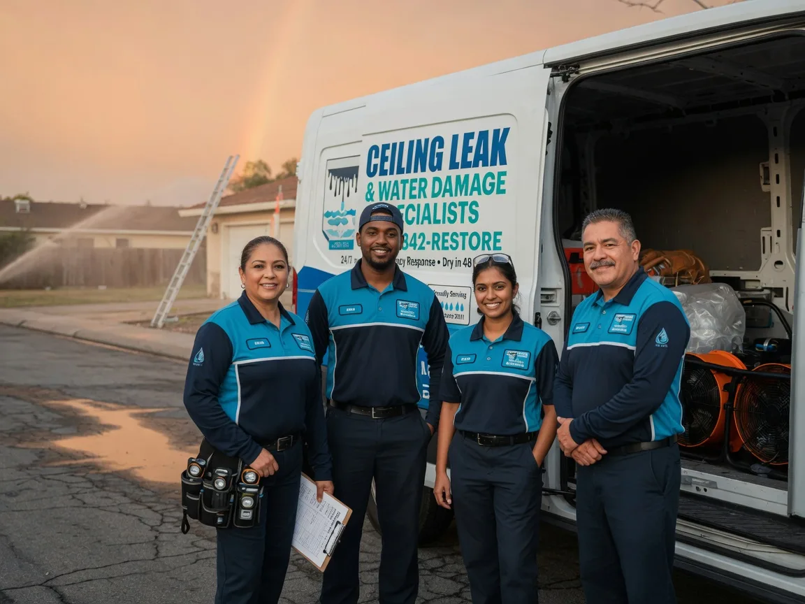 Ceiling Leak Cleanup company in Tatums, OK