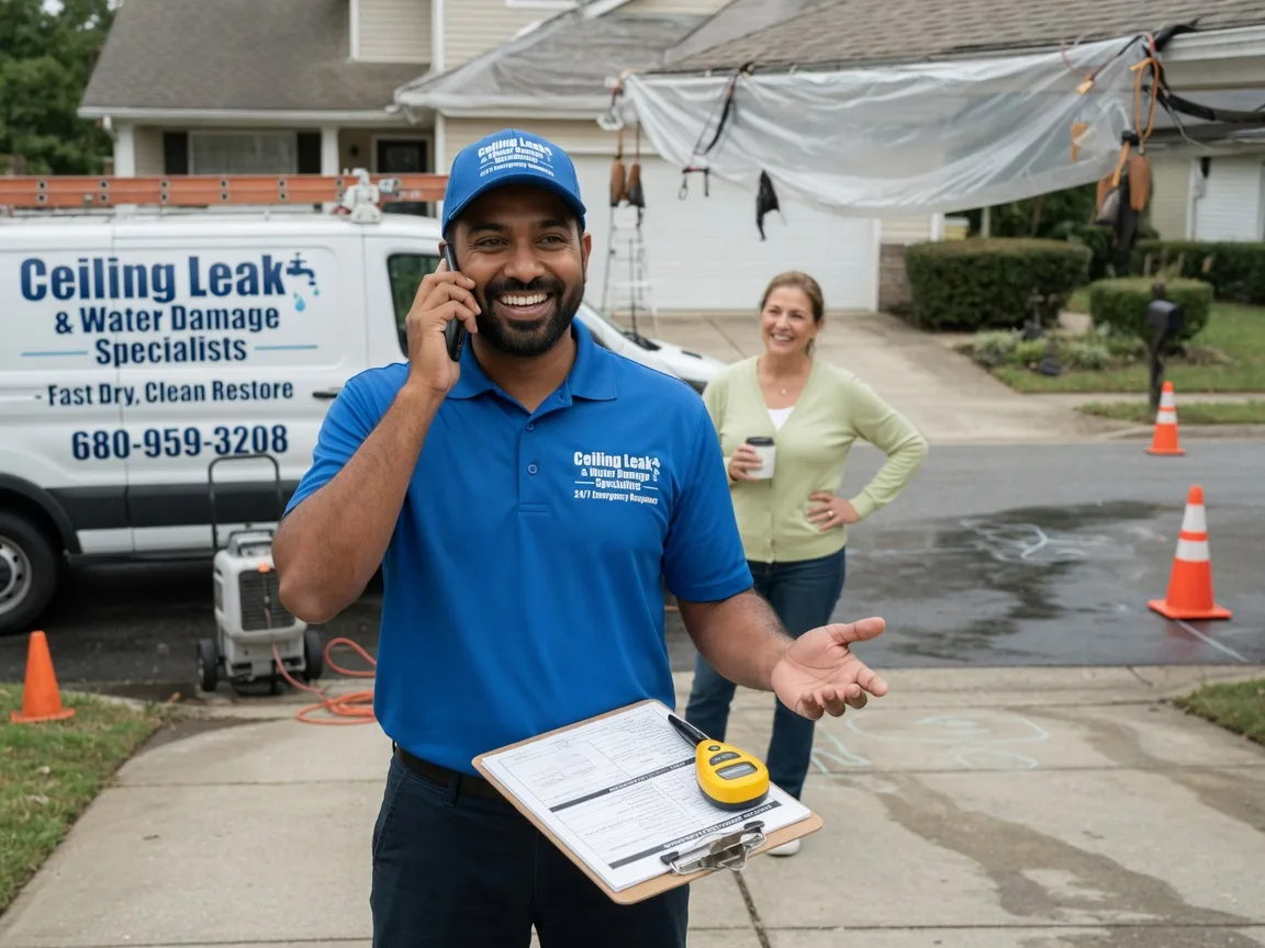 Ceiling Leak Cleanup Tatums, OK FAQs